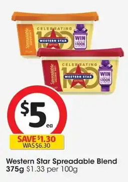 Coles Western Star Spreadable Blend offer
