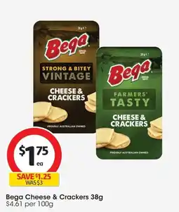 Coles Bega Cheese & Crackers offer