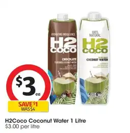 Coles H2Coco Coconut Water offer