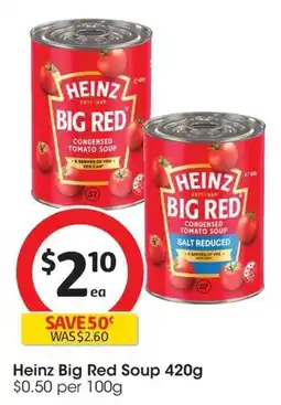 Coles Heinz Big Red Soup offer