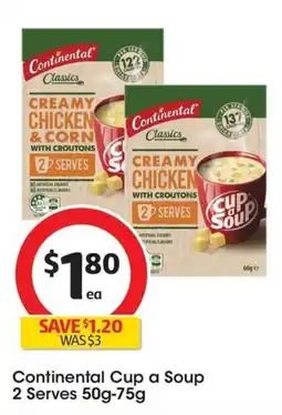 Coles Continental Cup a Soup offer