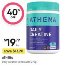 Healthy Life Athena Daily Creatine Unflavoured offer