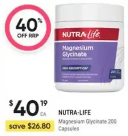 Healthy Life Nutra-Life Magnesium Glycinate offer