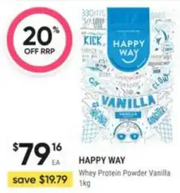 Healthy Life Happy Way Whey Protein Powder Vanilla offer