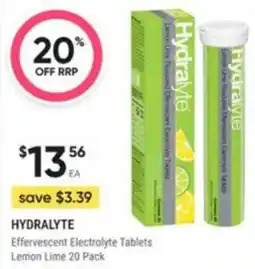 Healthy Life Hydralyte Effervescent Electrolyte Tablets offer