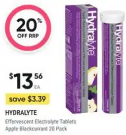 Healthy Life Hydralyte Effervescent Electrolyte Tablets offer