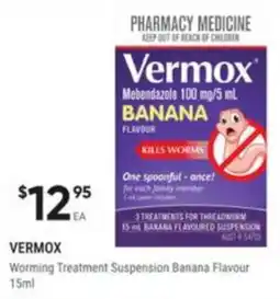 Healthy Life Vermox Worming Treatment Suspension Banana Flavour offer