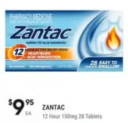 Healthy Life Zantac 12 Hour 150mg 28 Tablets offer