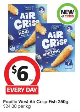 Coles Pacific West Air Crisp Fish offer
