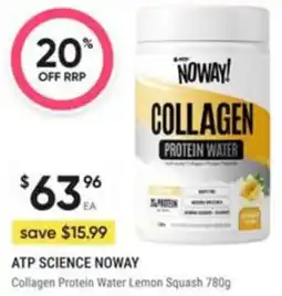 Healthy Life ATP Science Noway Collagen Protein Water Lemon Squash offer