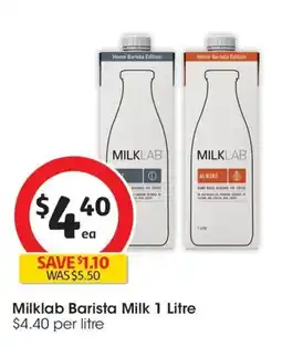 Coles Milklab Barista Milk 1 Litre offer