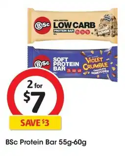 Coles BSc Protein Bar offer