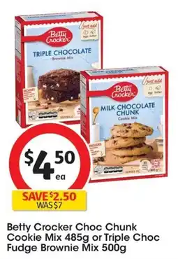 Coles Betty Crocker Choc Chunk Cookie Mix offer