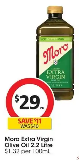 Coles Moro Extra Virgin Olive Oil offer