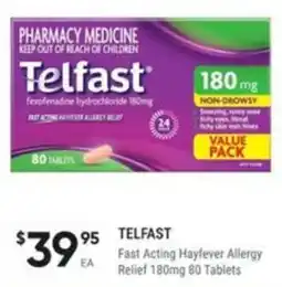 Healthy Life Telfast Fast Acting Hayfever Allergy Relief offer