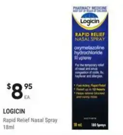 Healthy Life Logicin Rapid Relief Nasal Spray offer