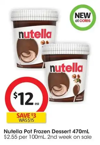 Nutella Pot Frozen Dessert