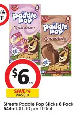 Coles Streets Paddle Pop Sticks offer