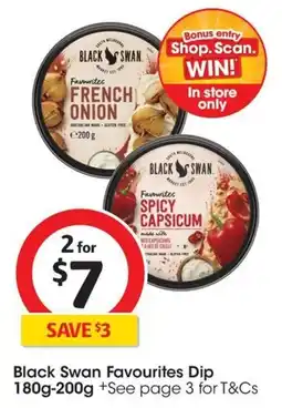 Coles Black Swan Favourites Dip offer