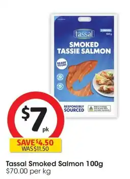Coles Tassal Smoked Salmon offer