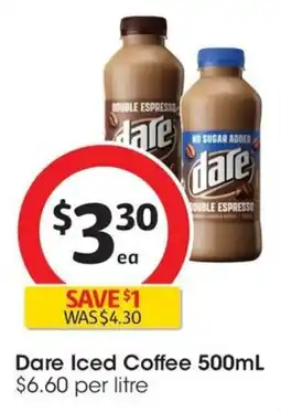 Coles Dare Iced Coffee offer