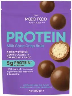 Coles NEW The Mood Food Co. Protein Choc Crisp Balls offer
