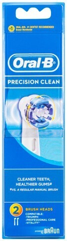 BIG W Oral-B Precision Clean Brush Heads 2 Pack offer