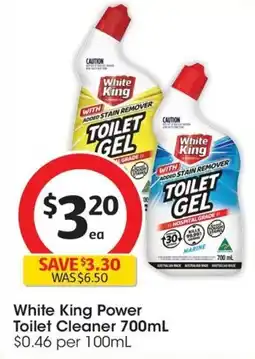 Coles White King Power Toilet Cleaner offer
