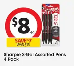 Coles Sharpie S-Gel Assorted Pens offer
