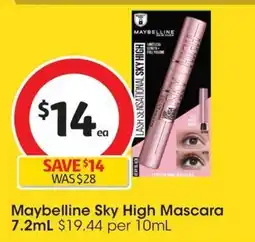 Coles Maybelline Sky High Mascara offer