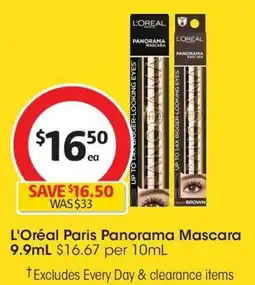 Coles L'Oréal Paris Panorama Mascara offer