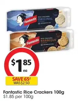 Coles Fantastic Rice Crackers offer