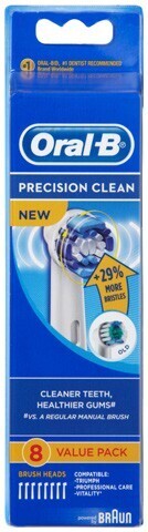 BIG W Oral-B Precision Clean Brush Heads 8 Pack offer