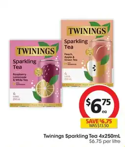 Coles Twinings Sparkling Tea offer