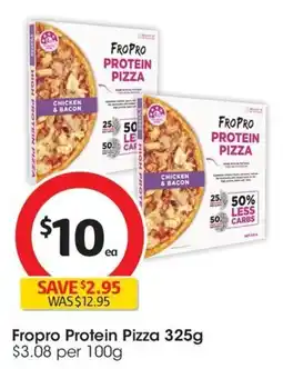 Coles Fropro Protein Pizza offer