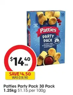 Coles Patties Party Pack offer