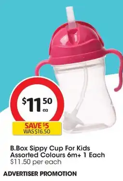 Coles B.Box Sippy Cup For Kids Assorted Colours offer