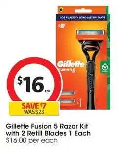 Coles Gillette Fusion 5 Razor Kit offer