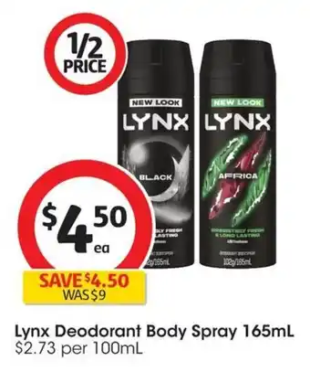 Lynx Deodorant Body Spray