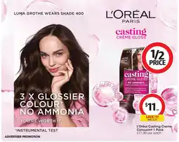 Coles L'Oréal Casting Crème Colourant offer