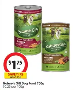 Coles Nature's Gift Dog Food offer