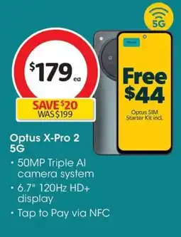 Coles Optus X-Pro 2 5G offer