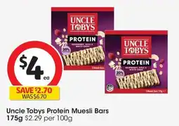 Coles Uncle Tobys Protein Muesli Bars offer