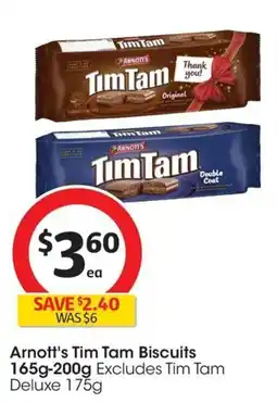 Coles Arnott's Tim Tam Biscuits offer