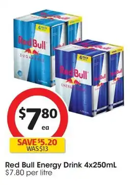 Coles Red Bull Energy Drink offer