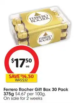 Coles Ferrero Rocher Gift Box offer