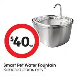 Coles Smart Pet Water Fountain offer