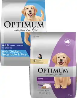 Coles Optimum Dry Dog Food-7kg offer
