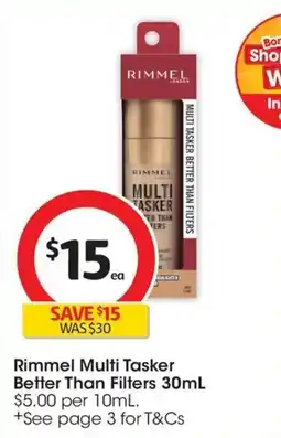 Coles Rimmel Multi Tasker Better Than Filters offer