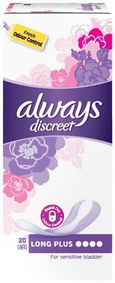 Always Discreet Long Plus 20 Liners